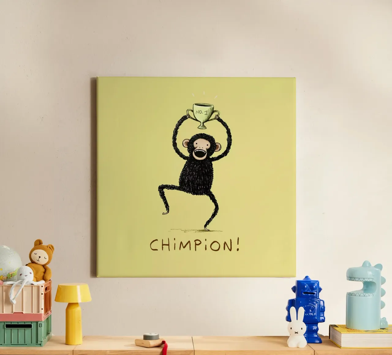 Chimpion tela da Sophie Corrigan