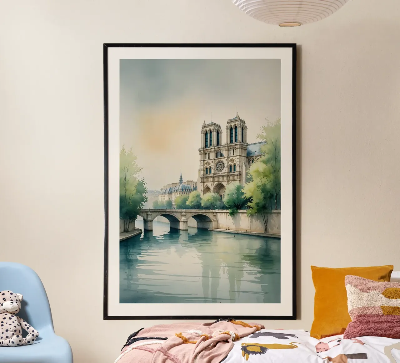 Serene Reflections of Paris carta hahnemühle da AlbertKlee