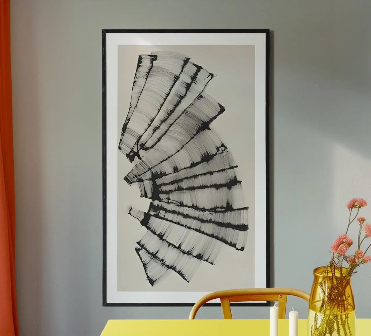 Dancing stripes: Dynamic art for modern spaces hahnemühle by Kunst und Kontrast