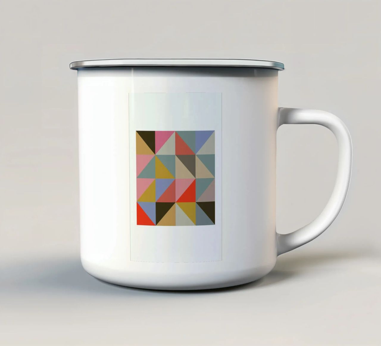 Harlequin II tazza in smalto da Visual Philosophy
