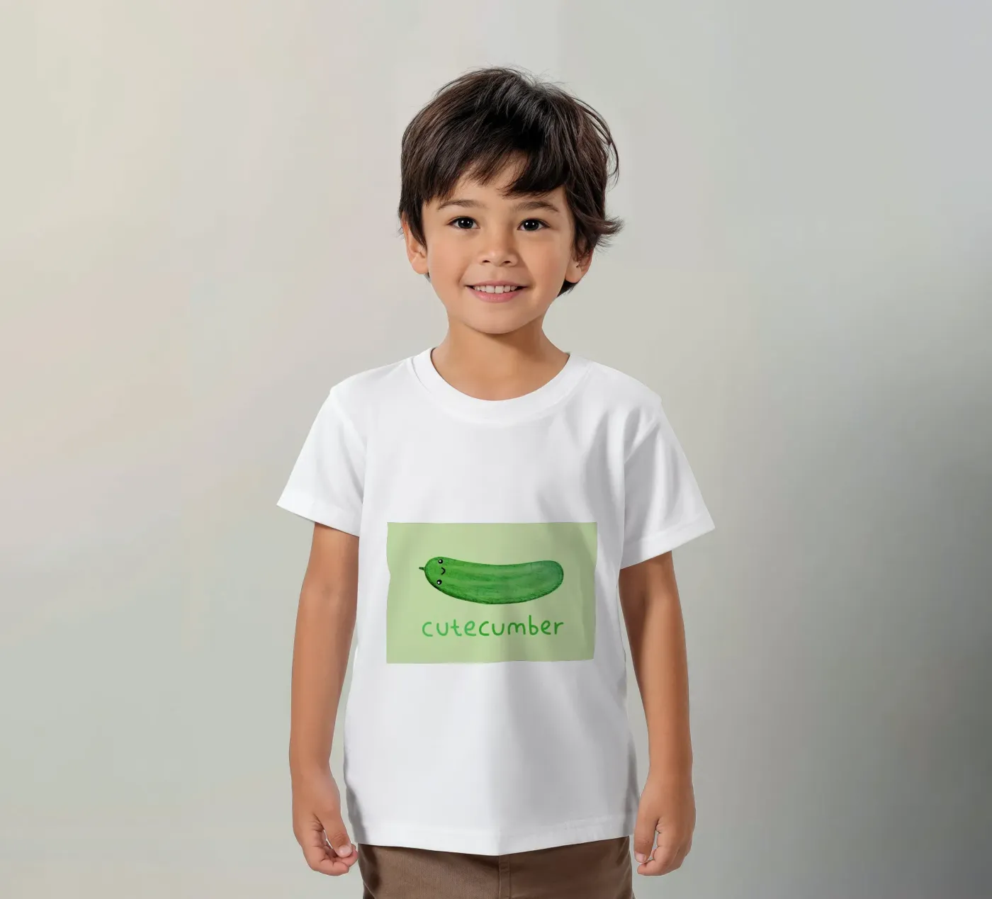 Cutecumber t-shirt bambini da Sophie Corrigan