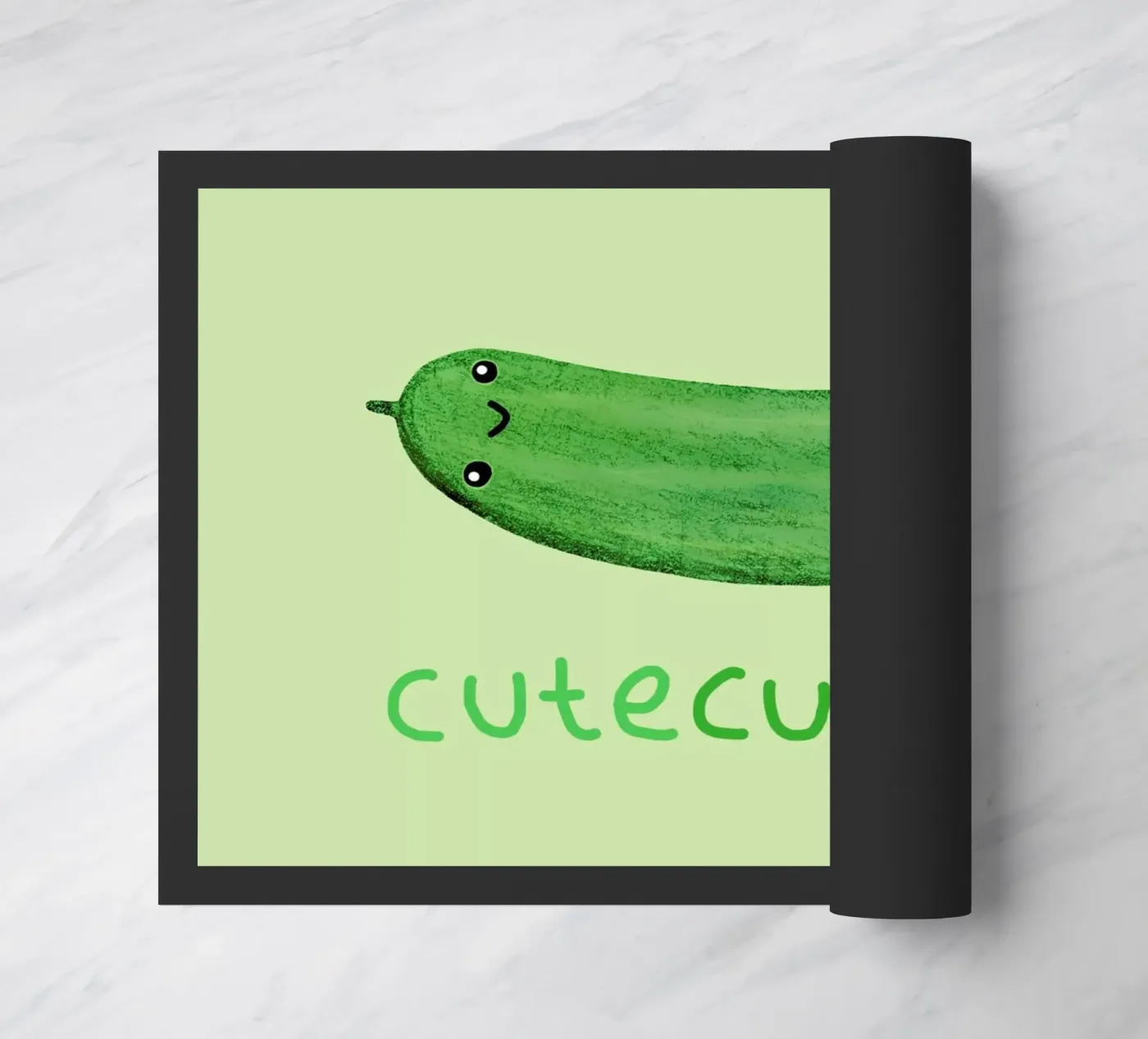 Cutecumber deurmat van Sophie Corrigan