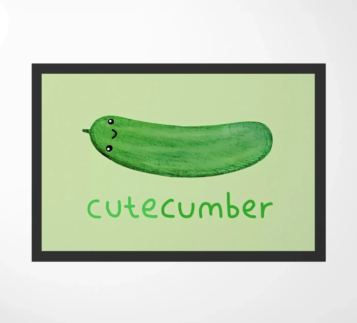 Cutecumber deurmat van Sophie Corrigan