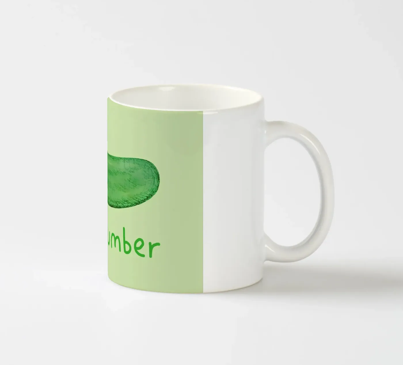 Cutecumber keramische mok van Sophie Corrigan