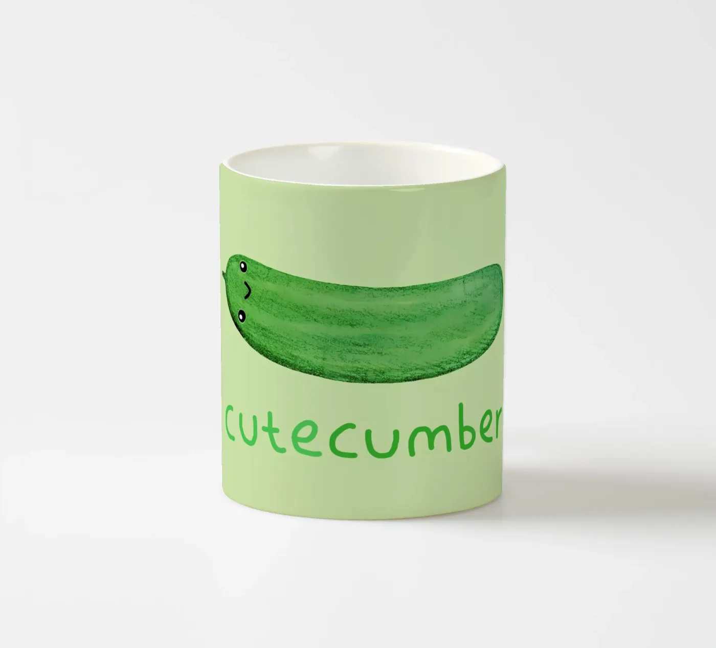 Cutecumber keramische mok van Sophie Corrigan