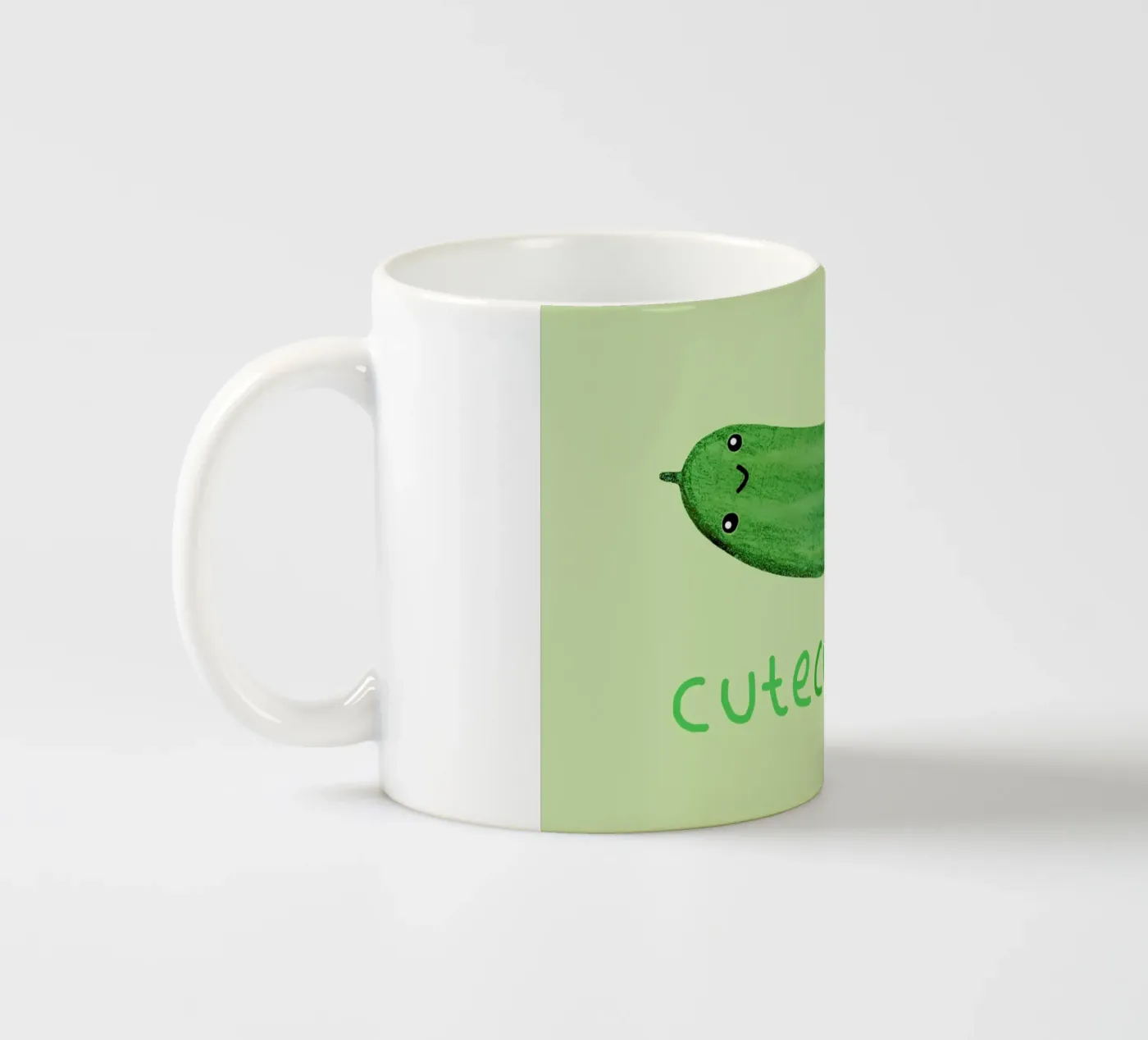 Cutecumber keramische mok van Sophie Corrigan