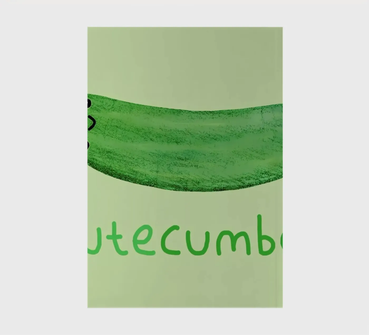Cutecumber notebook by Sophie Corrigan