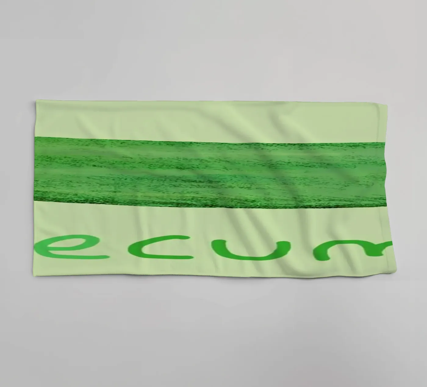 Cutecumber towel by Sophie Corrigan