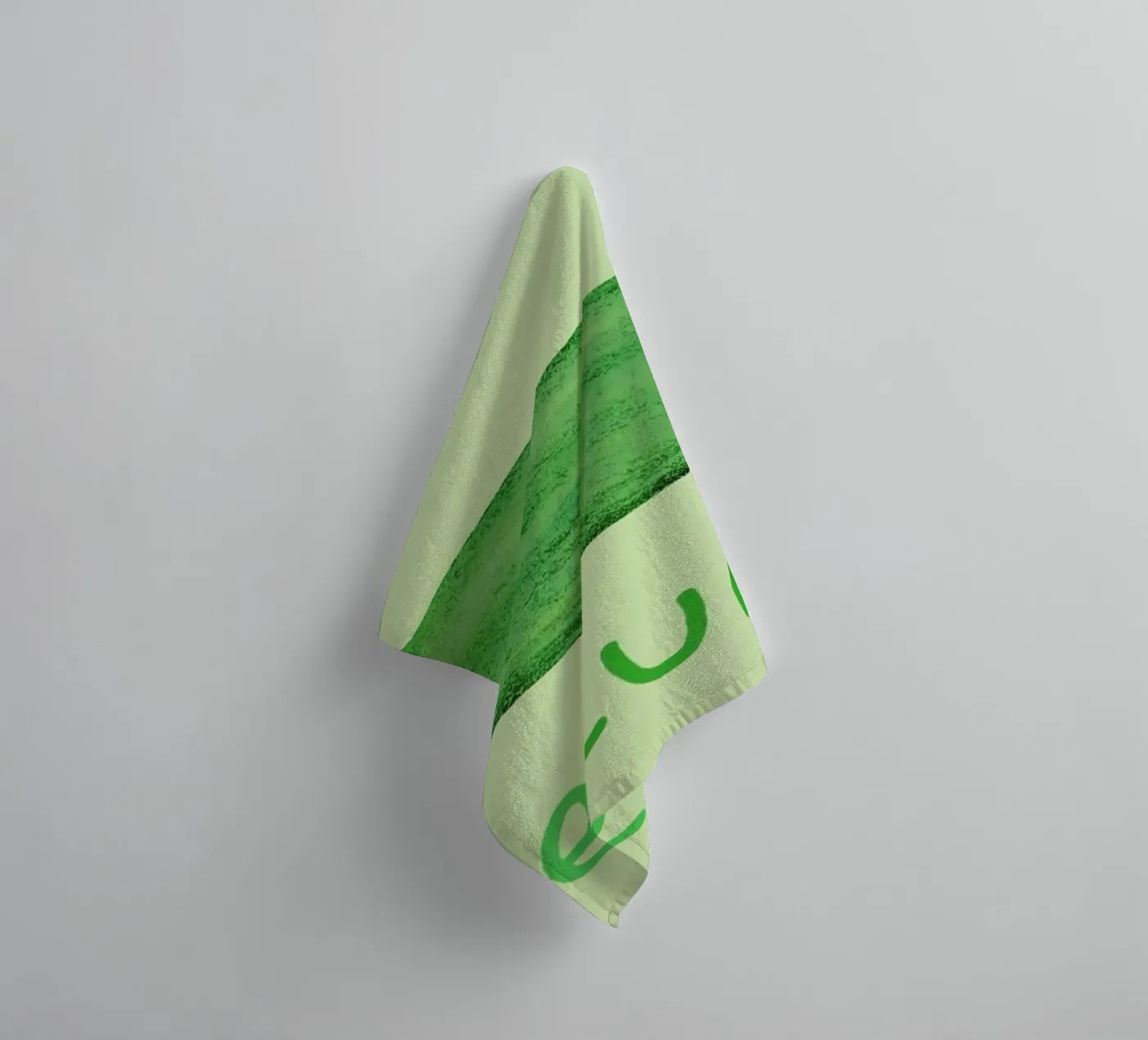 Cutecumber badhanddoek van Sophie Corrigan