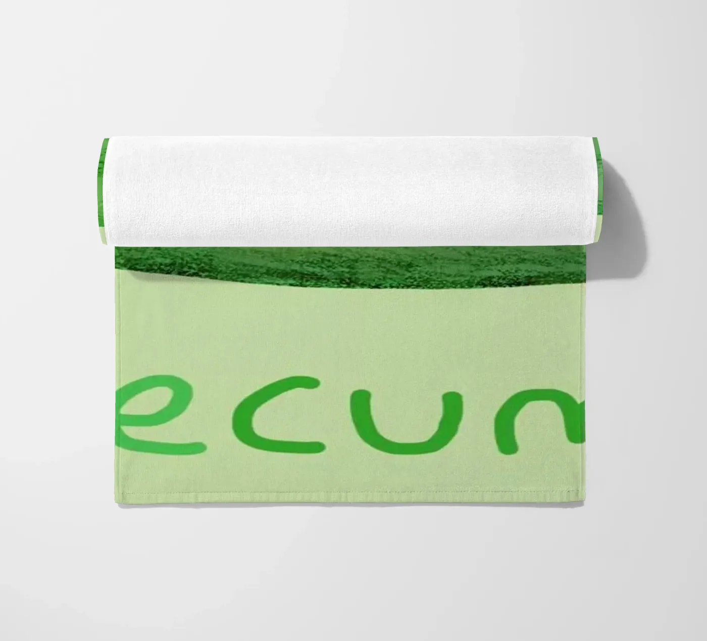 Cutecumber beach towel by Sophie Corrigan