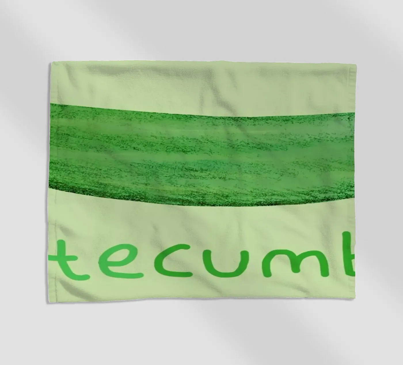 Cutecumber beach towel by Sophie Corrigan
