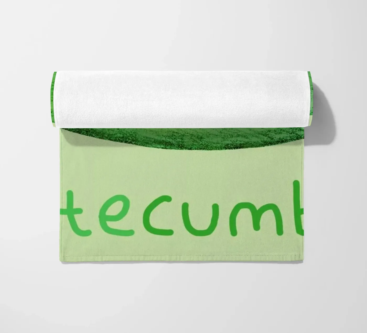 Cutecumber beach towel by Sophie Corrigan