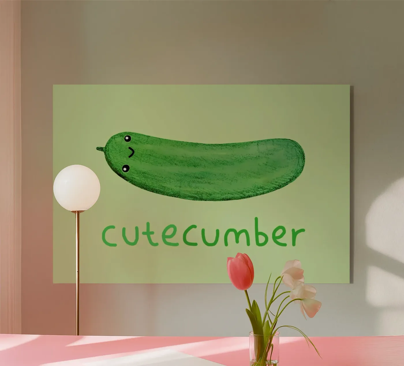 Cutecumber plexiglass da Sophie Corrigan
