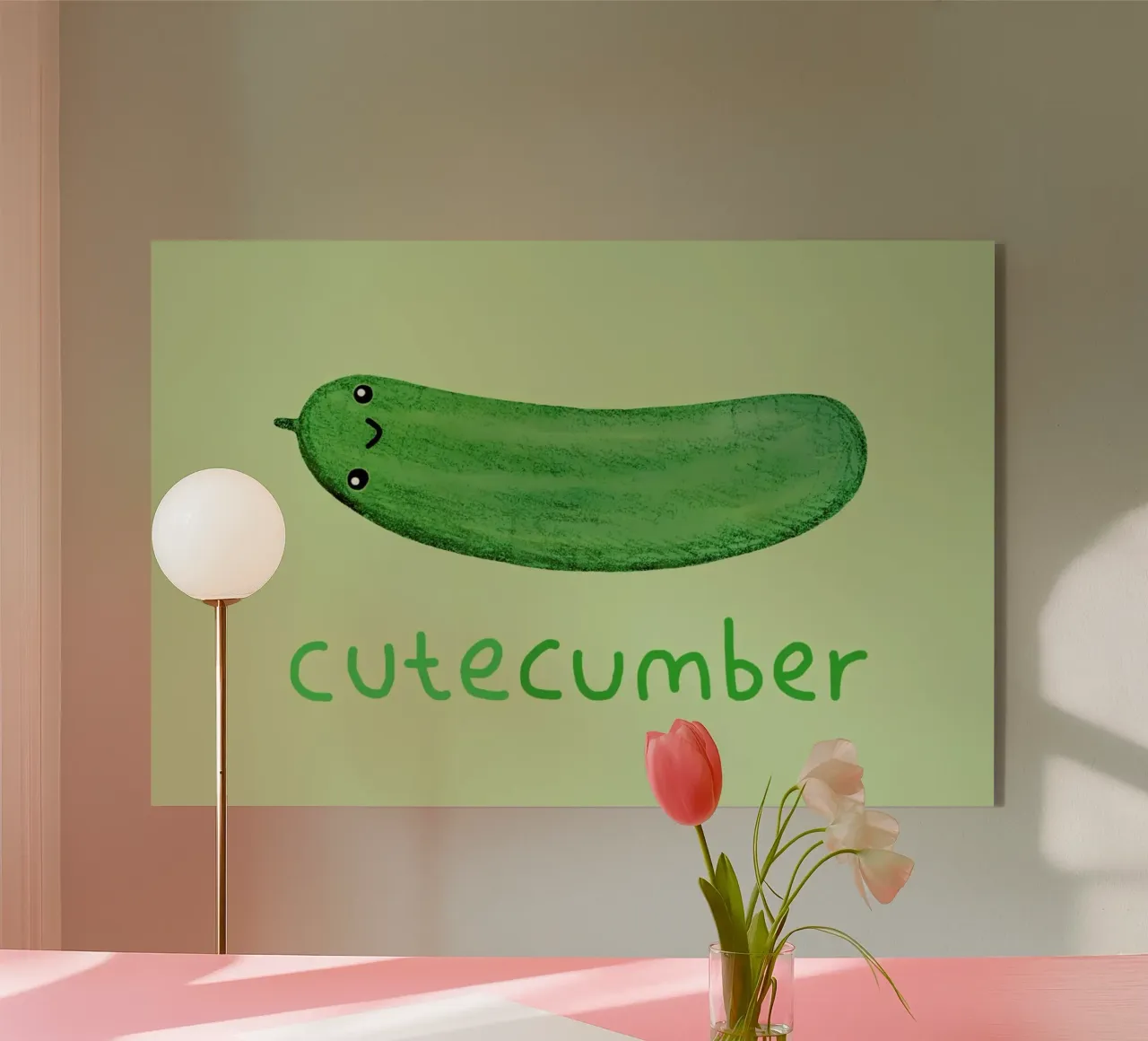 Cutecumber plexiglass da Sophie Corrigan