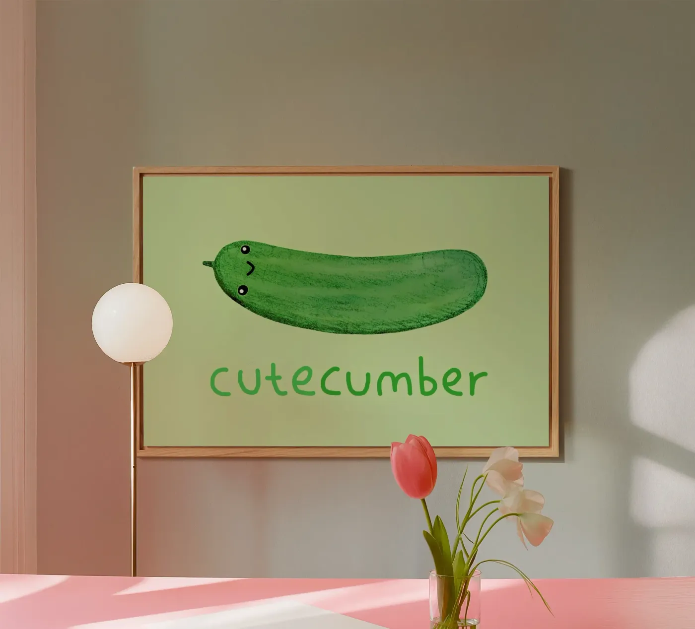 Cutecumber alluminio dibond da Sophie Corrigan