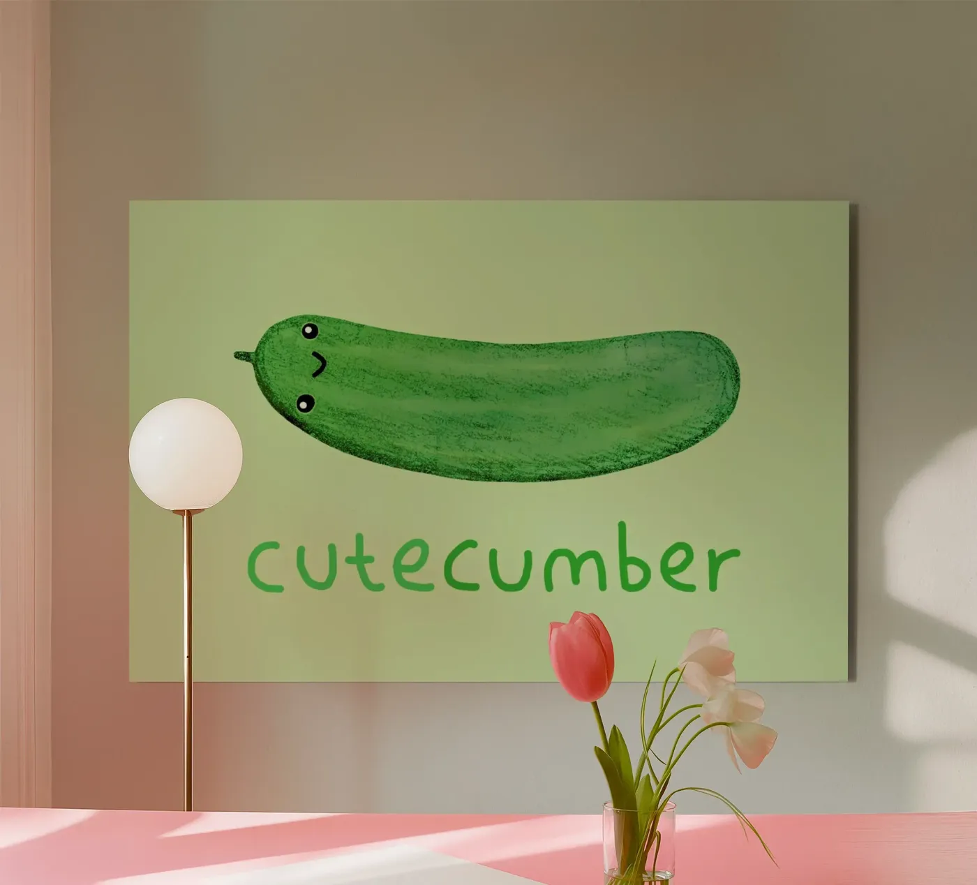 Cutecumber alluminio dibond da Sophie Corrigan