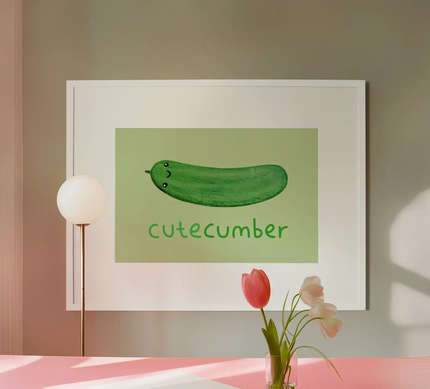 Cutecumber poster da Sophie Corrigan
