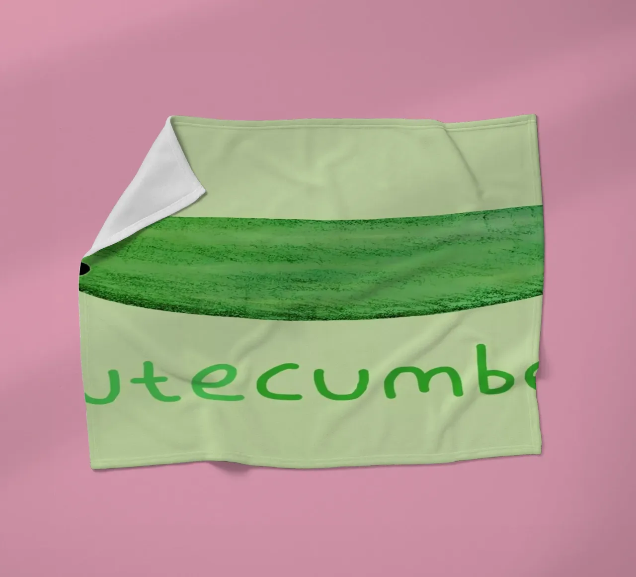 Cutecumber Fleecedecke von Sophie Corrigan