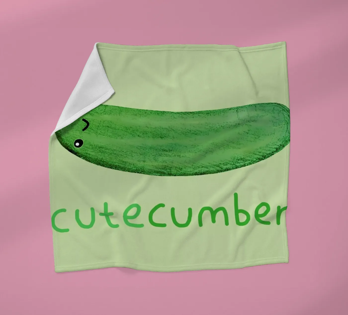 Cutecumber Fleecedecke von Sophie Corrigan