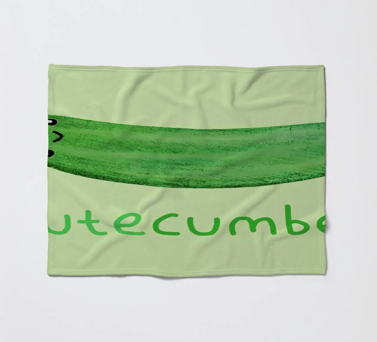 Cutecumber Fleecedecke von Sophie Corrigan