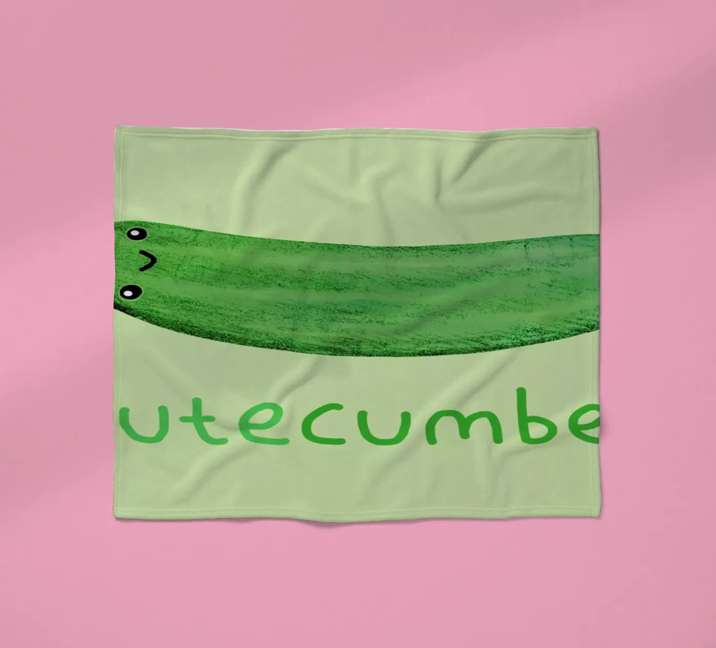 Cutecumber Fleecedecke von Sophie Corrigan