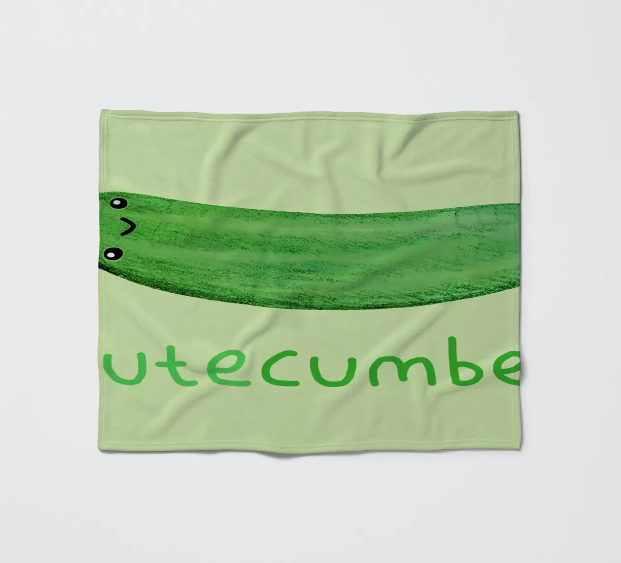 Cutecumber Fleecedecke von Sophie Corrigan