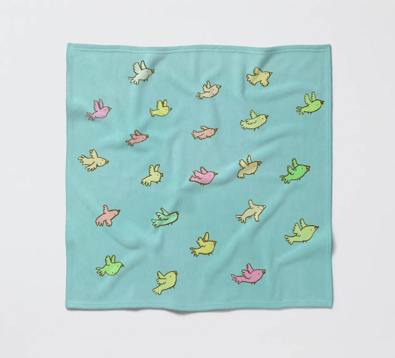 Flying Birds coperta in pile da Sophie Corrigan