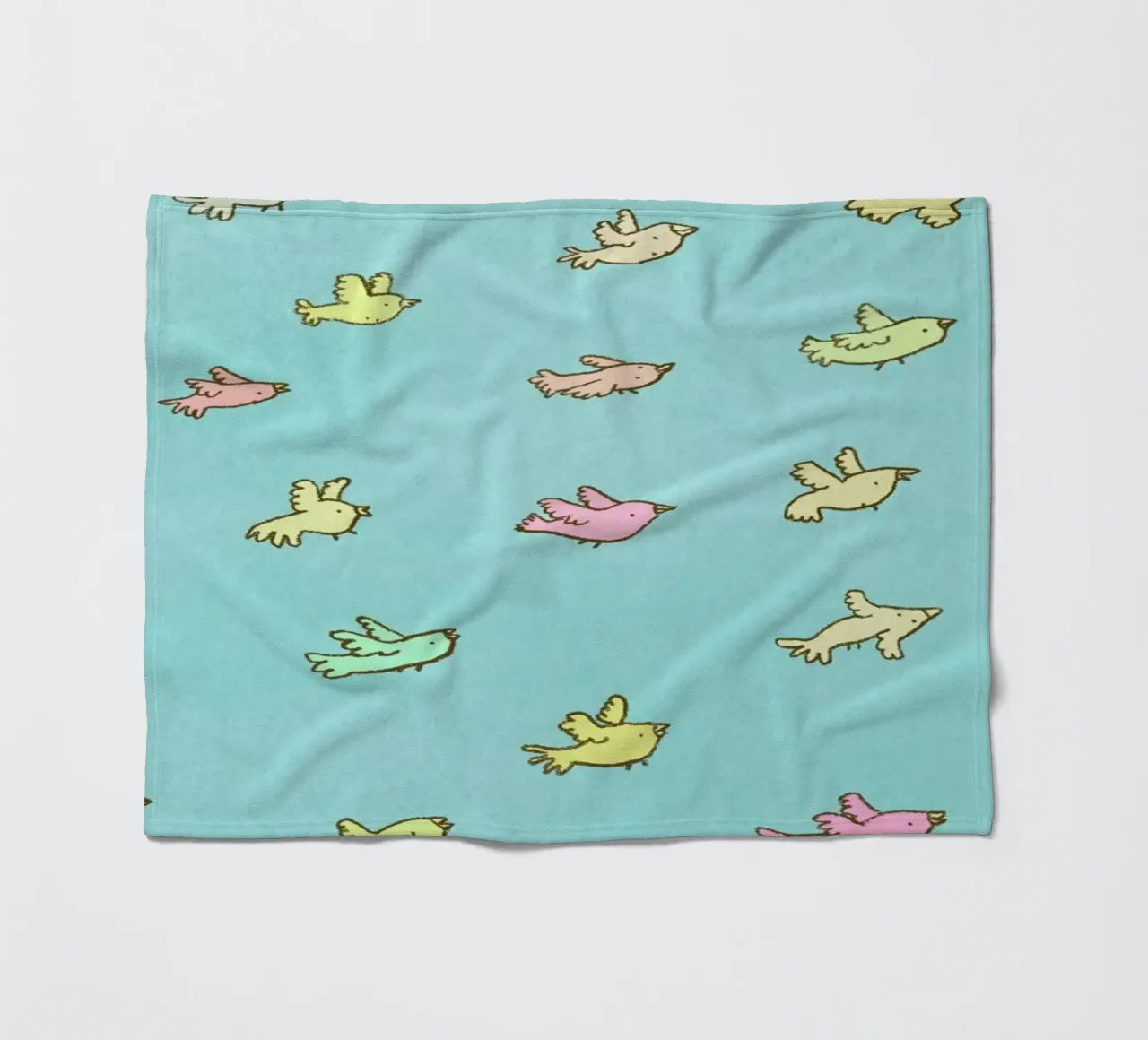 Flying Birds coperta in pile da Sophie Corrigan