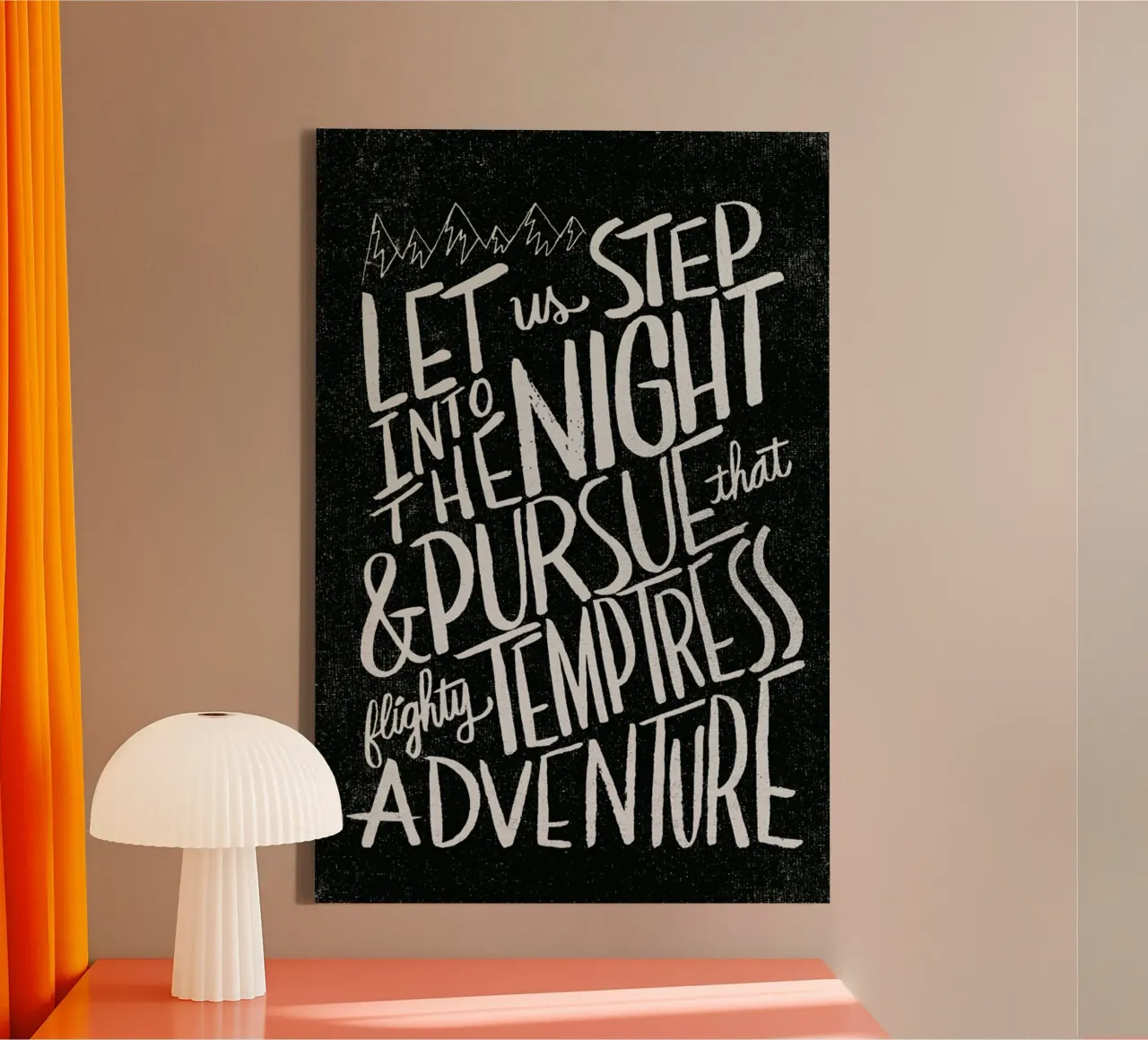 Pursue Adventure canvas by Matthew Taylor Wilson