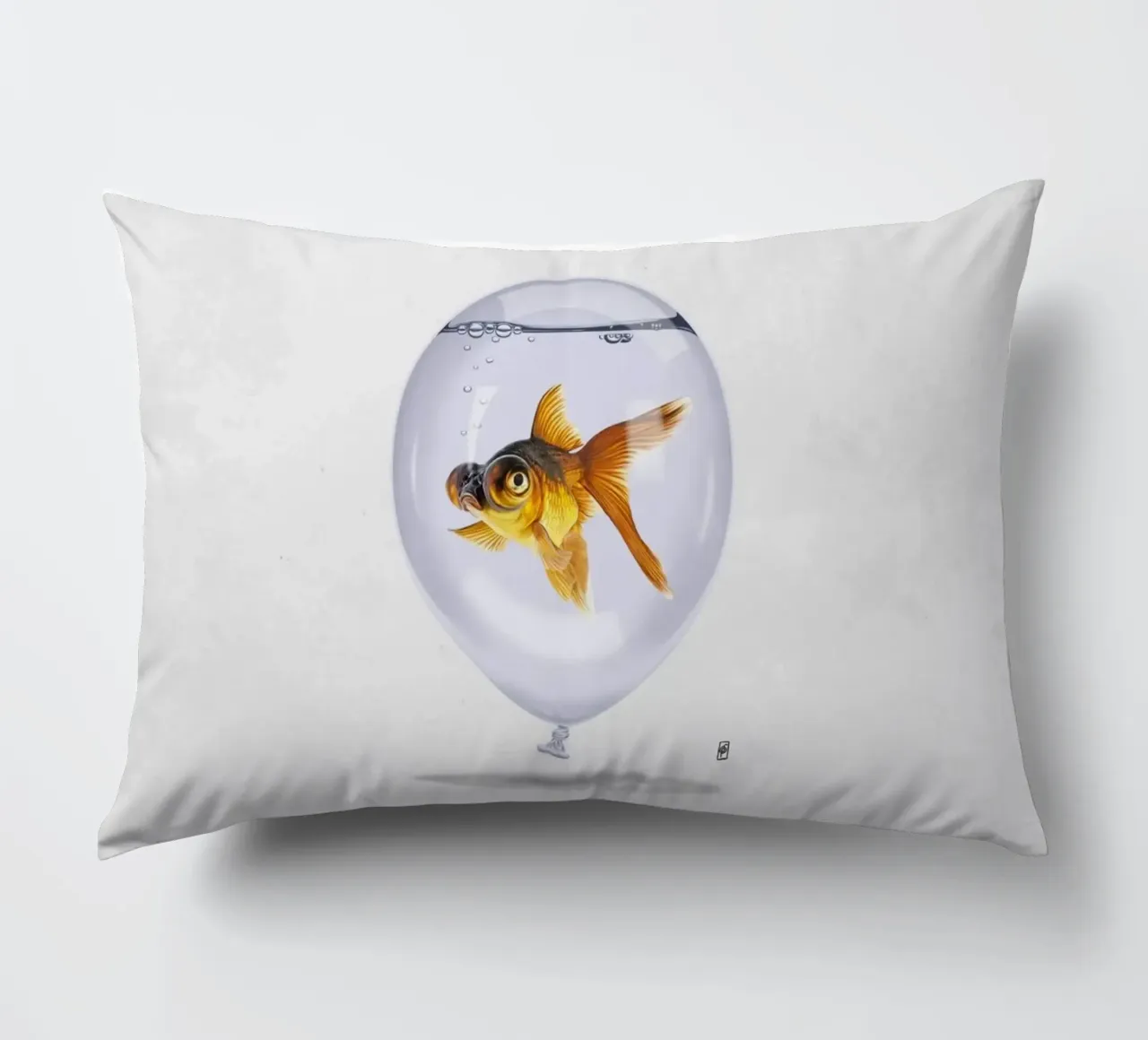 Inflated (Wordless) cuscino da Rob Art | Illustration