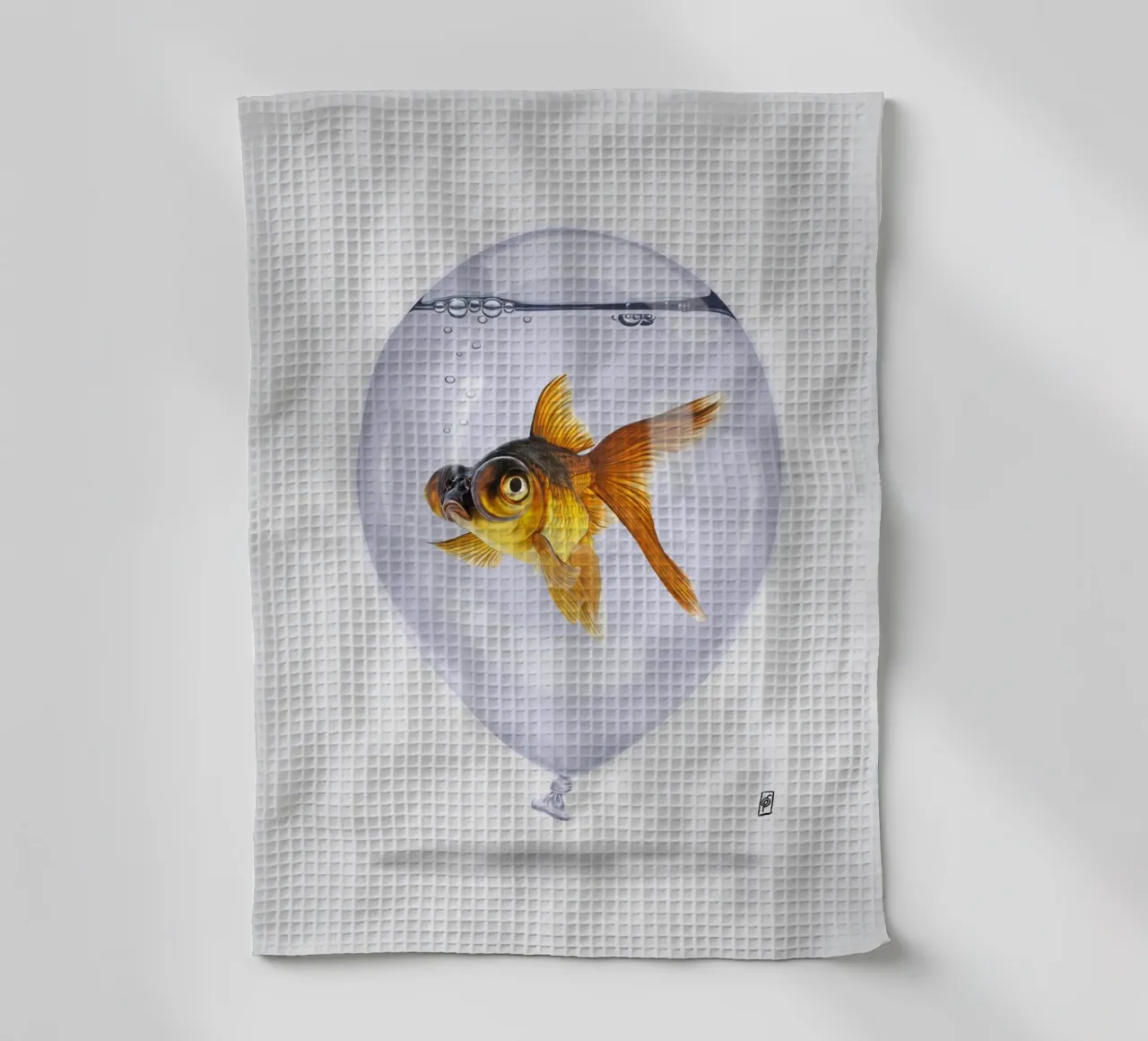 Inflated (Wordless) canovaccio da cucina da Rob Art | Illustration