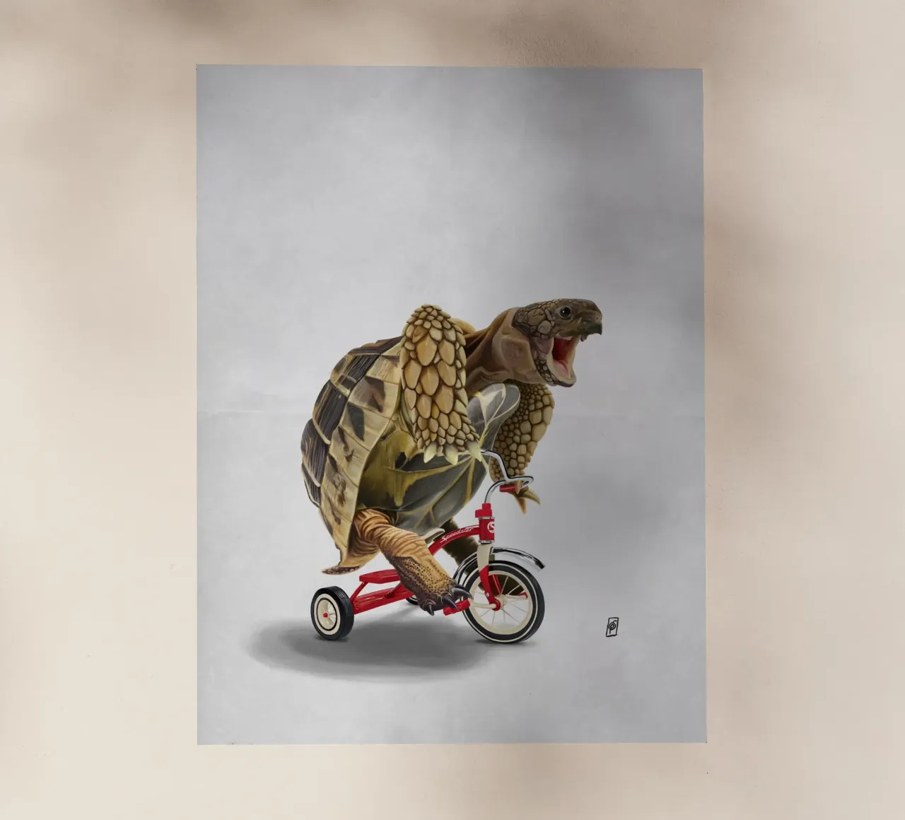 Speedster (Wordless) pellicola backlit da Rob Art | Illustration