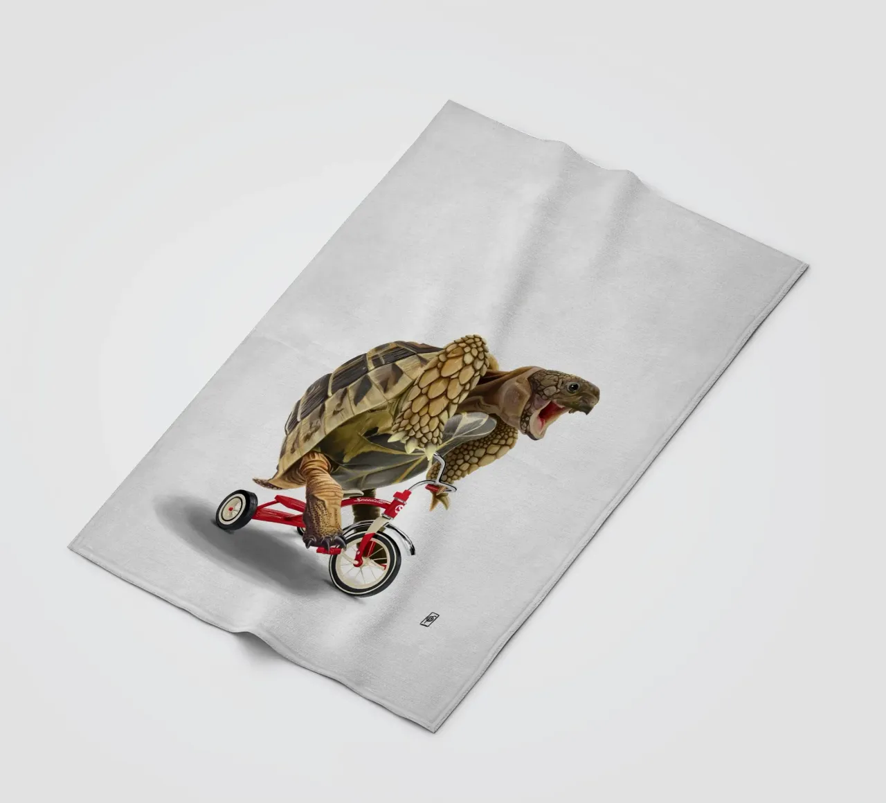 Speedster (Wordless) fleece blanket by Rob Art | Illustration