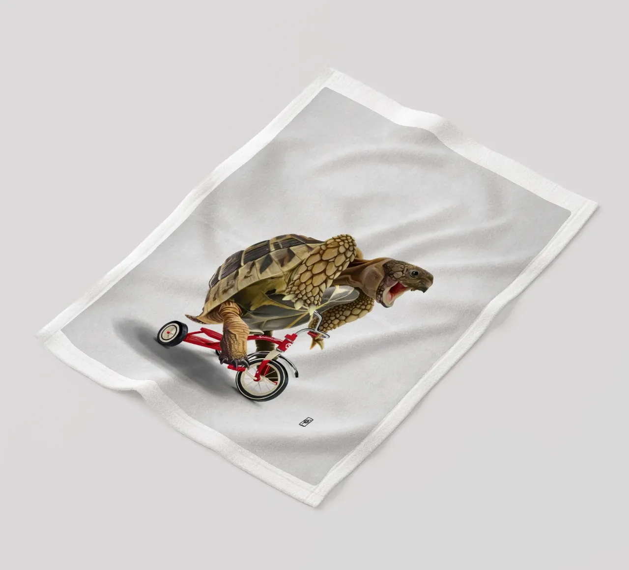 Speedster (Wordless) fleece blanket by Rob Art | Illustration
