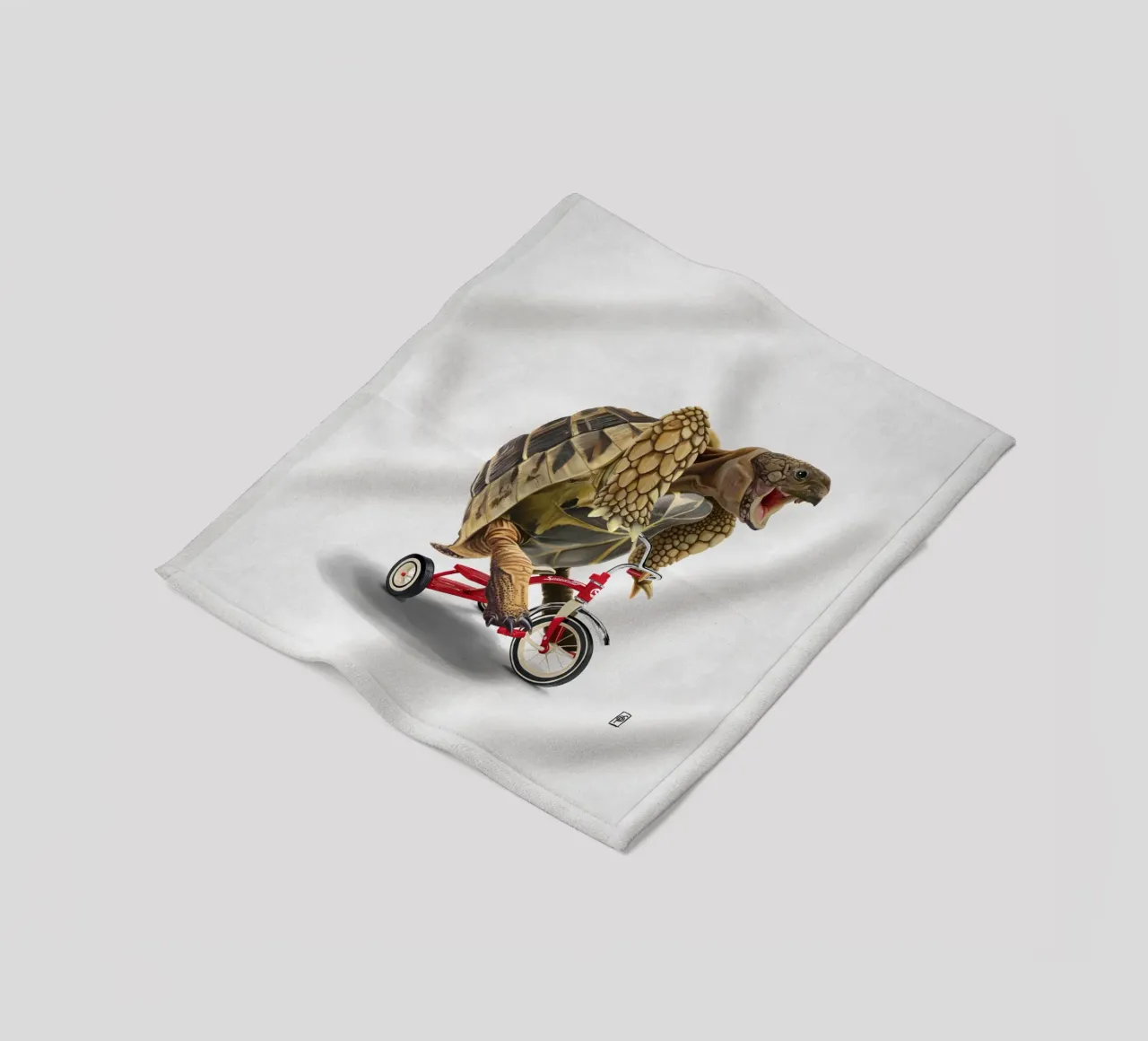 Speedster (Wordless) fleece blanket by Rob Art | Illustration
