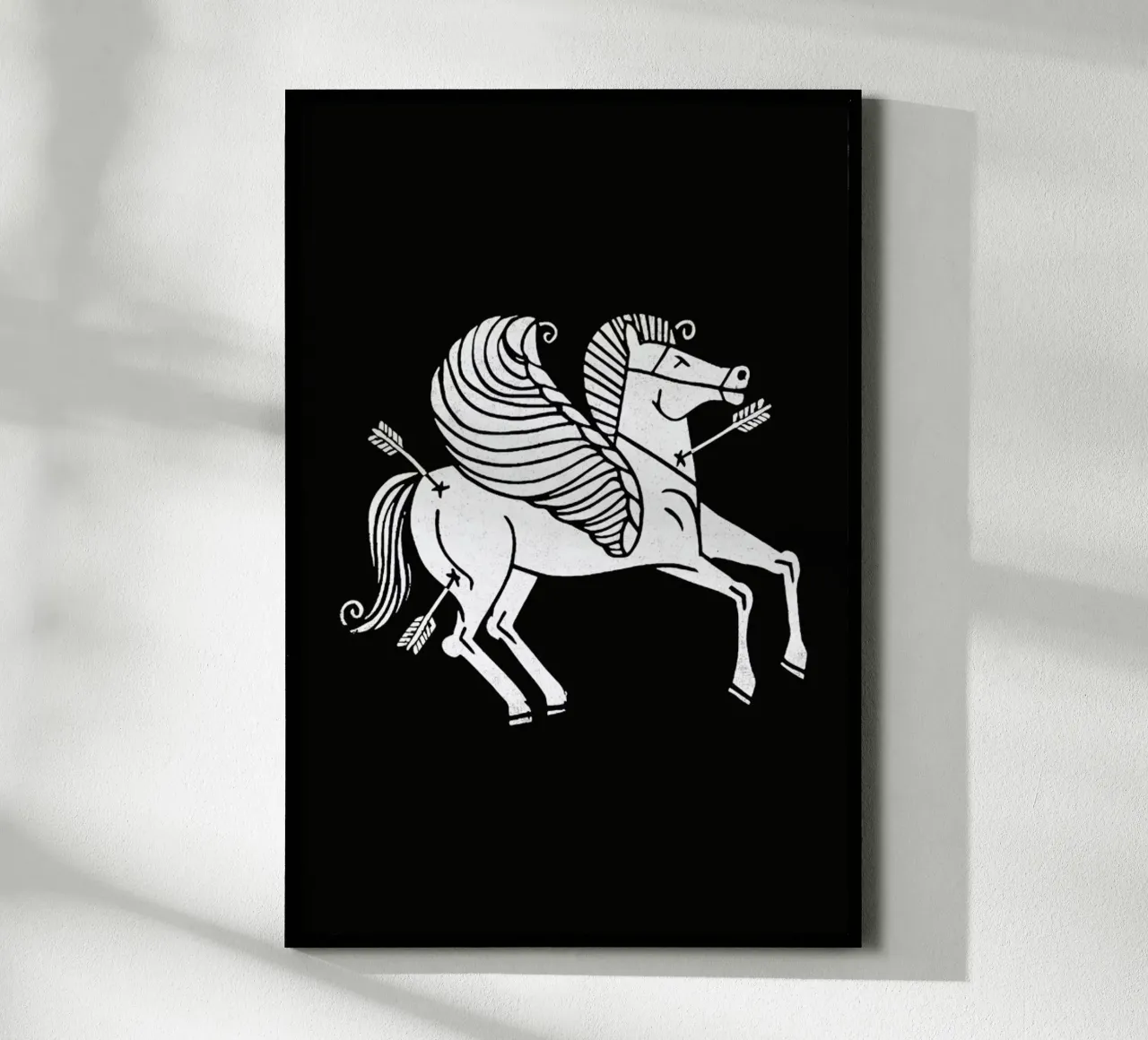 Animal Of War poster con telaio in plastica da Matthew Taylor Wilson