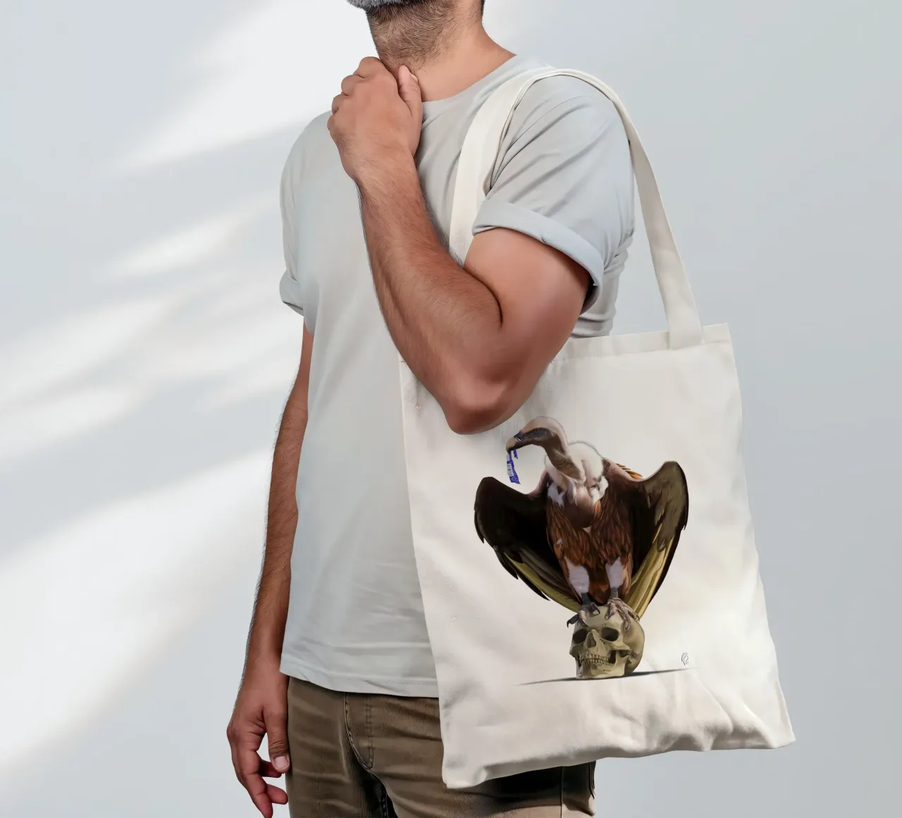 Extinction (Colour) borsa in juta da Rob Art | Illustration