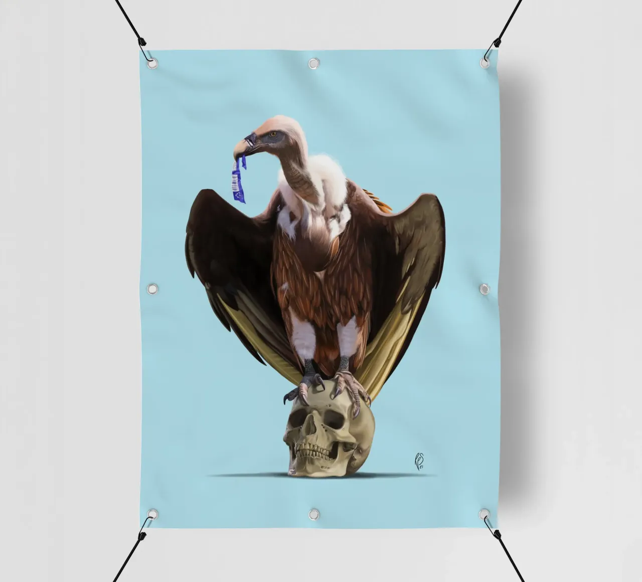 Extinction (Colour) telo in pvc da Rob Art | Illustration