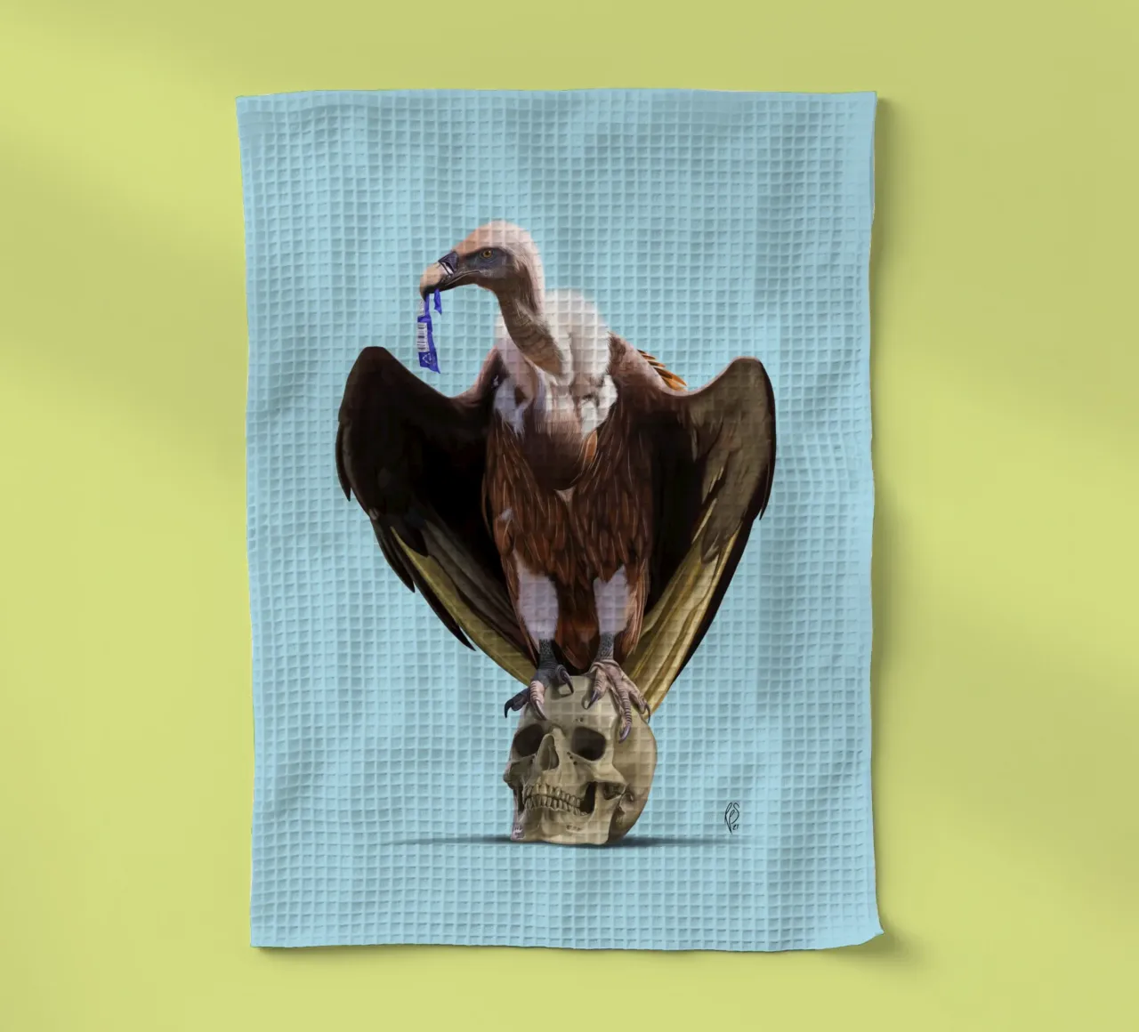 Extinction (Colour) canovaccio da cucina da Rob Art | Illustration