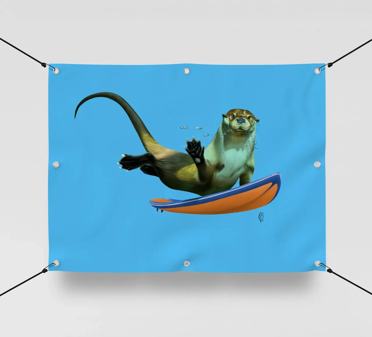 Otterly (Colour) telo in pvc da Rob Art | Illustration