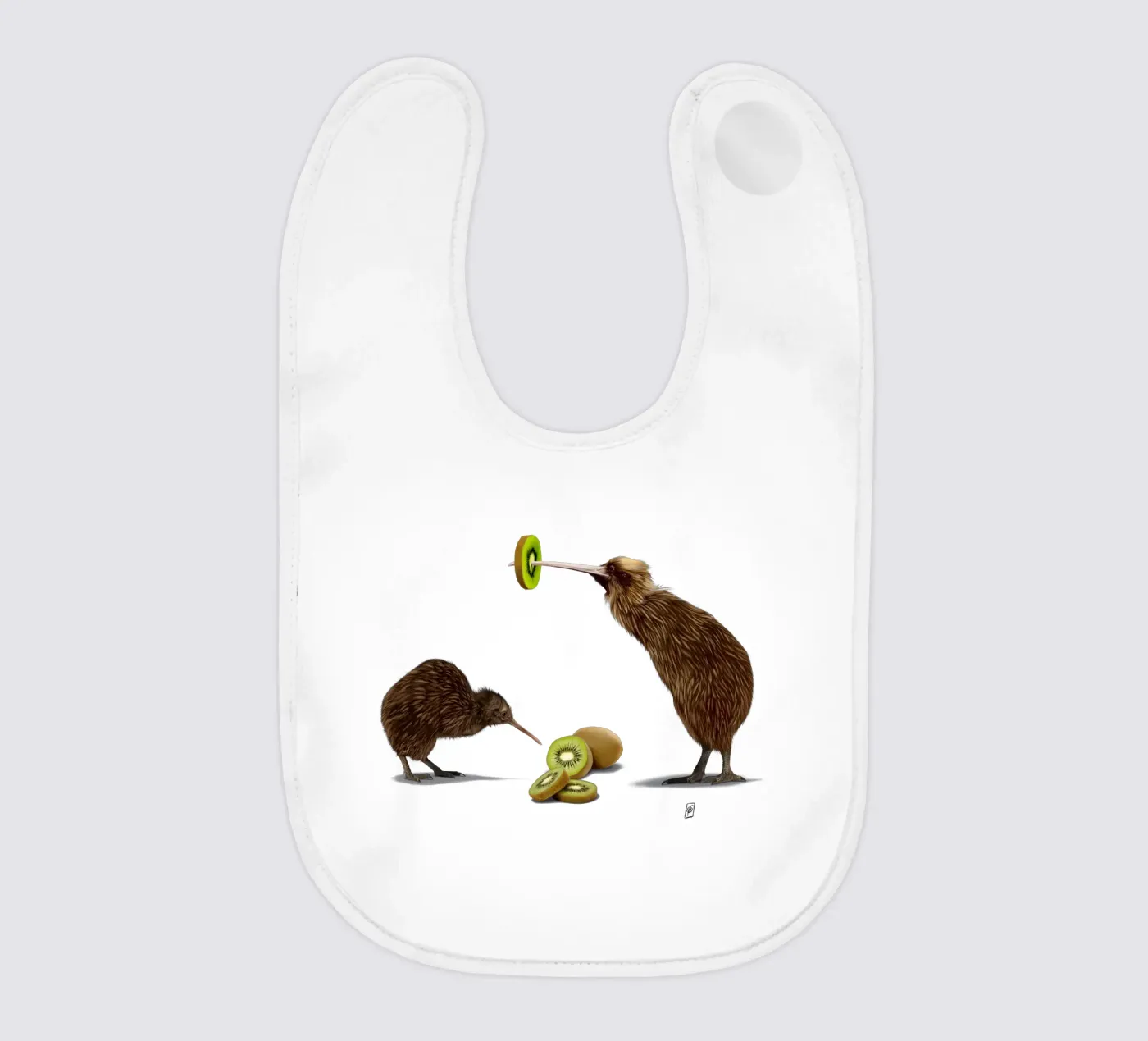 Kiwi (Wordless) bavaglino da Rob Art | Illustration