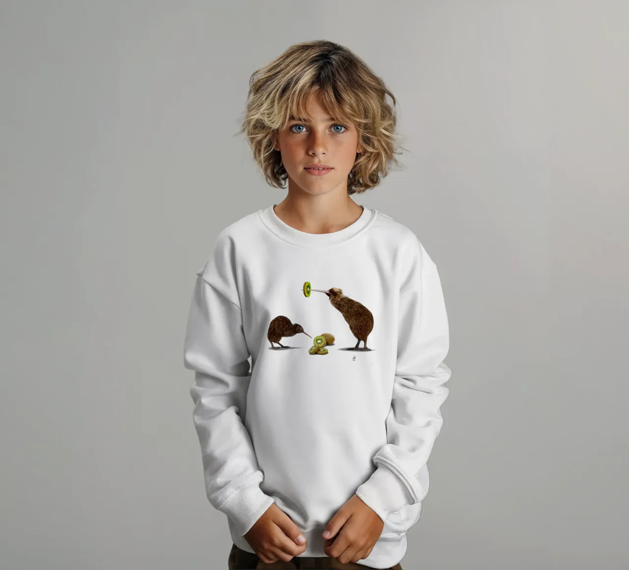 Kiwi (Wordless) felpa bambino da Rob Art | Illustration