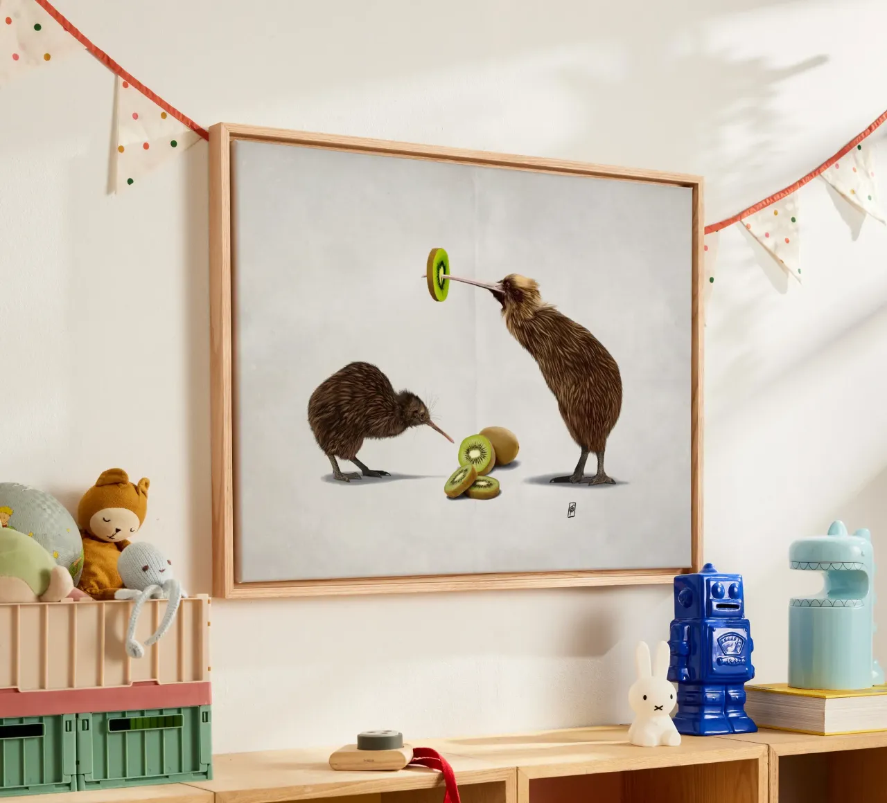 Kiwi (Wordless) plexiglass da Rob Art | Illustration