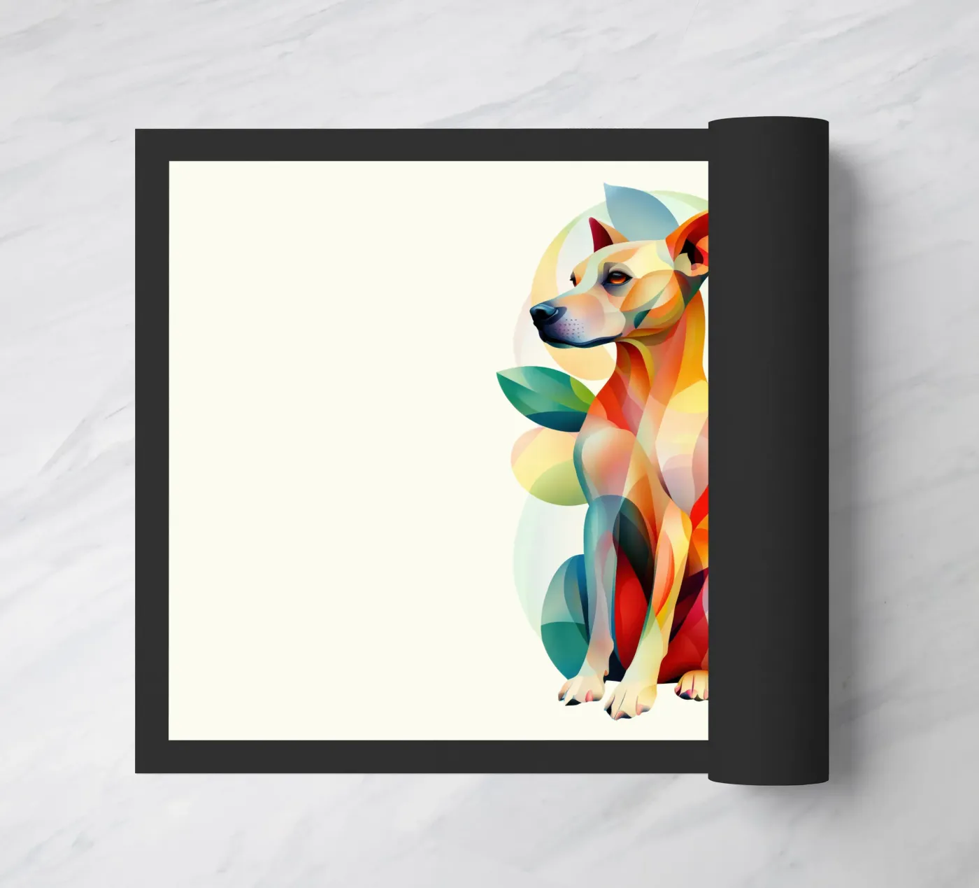 Dog doormat by Art Unleashed