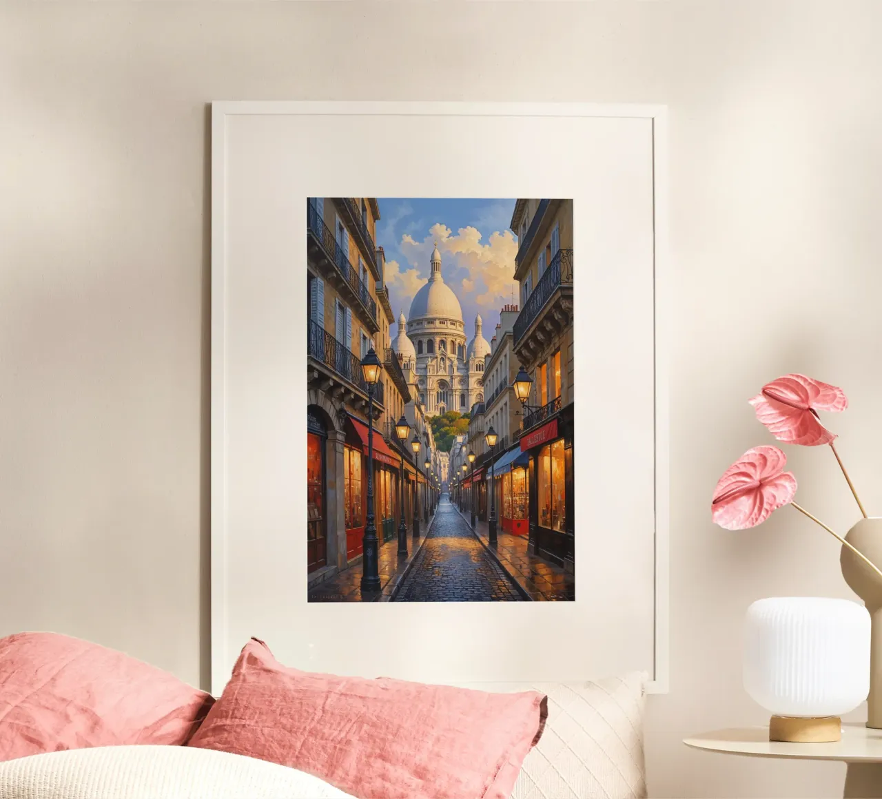 Sacré-Cœur Illuminated by Sunset Splendor poster da AlbertKlee