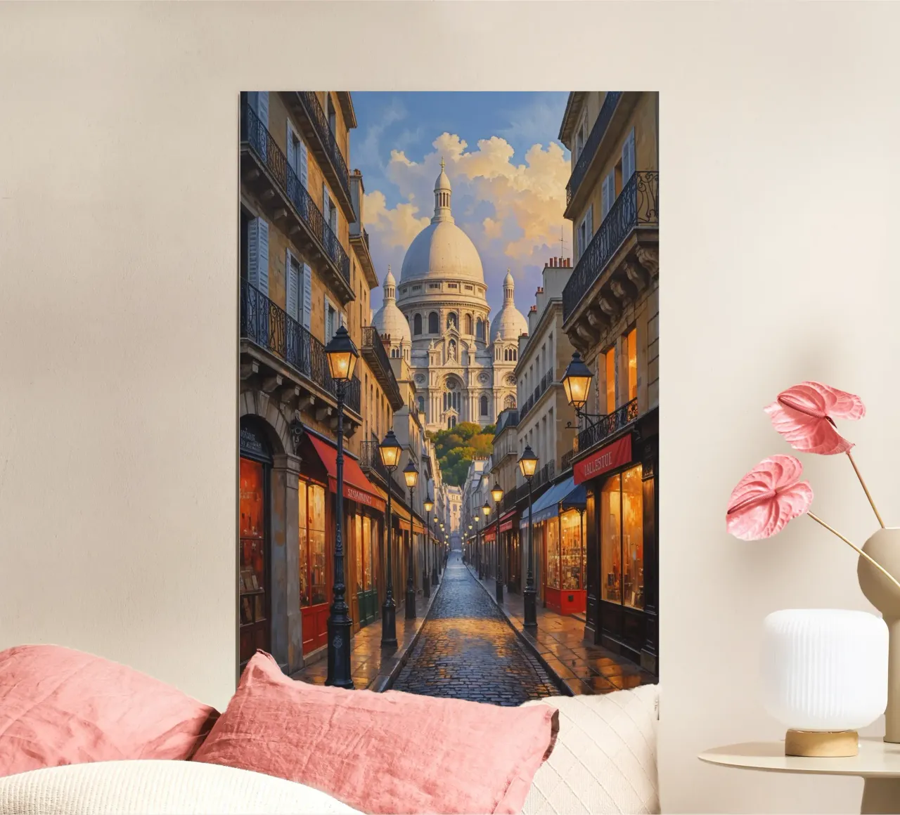 Sacré-Cœur Illuminated by Sunset Splendor poster da AlbertKlee