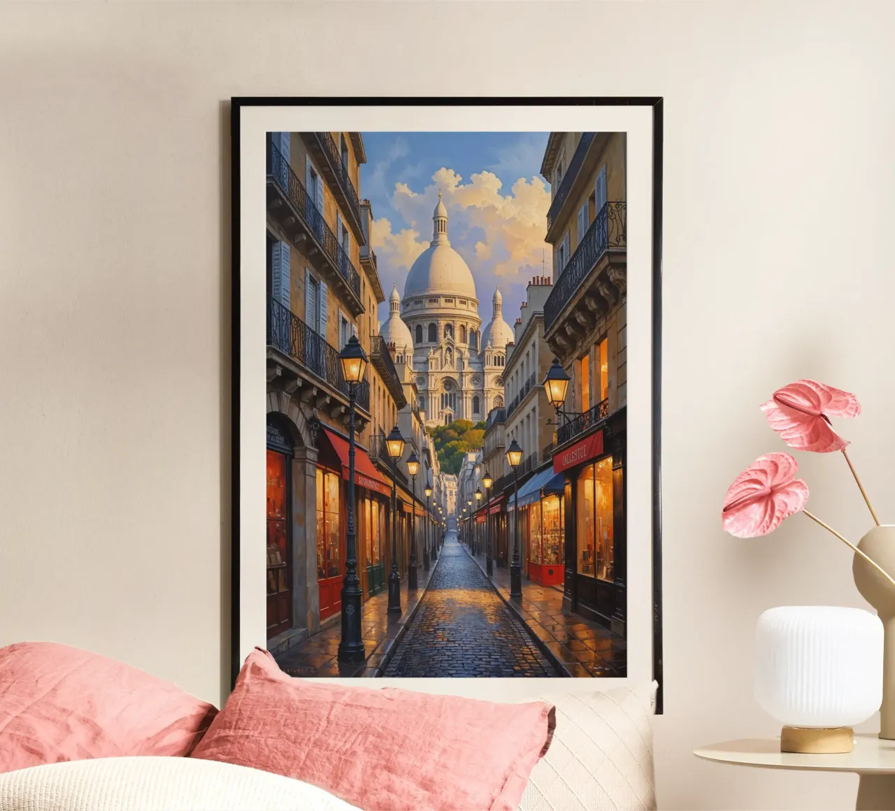 Sacré-Cœur Illuminated by Sunset Splendor poster da AlbertKlee