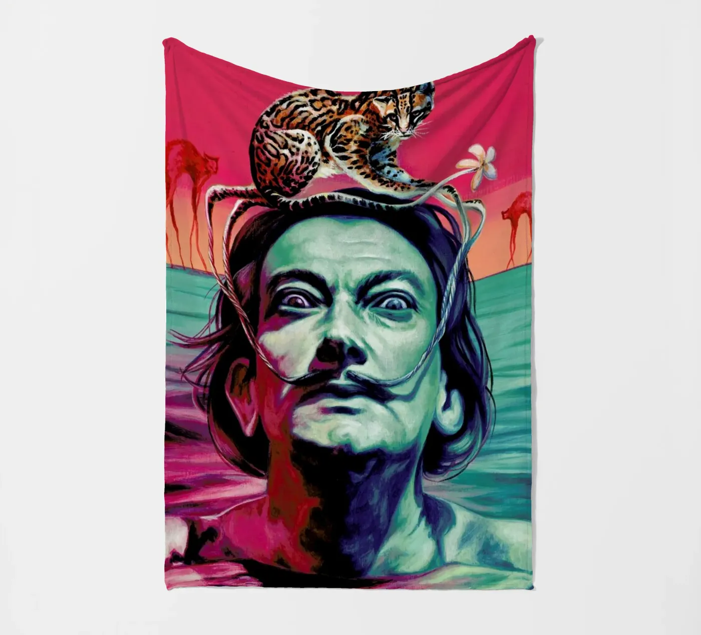 Dali Fleecedecke von Jared Yamahata