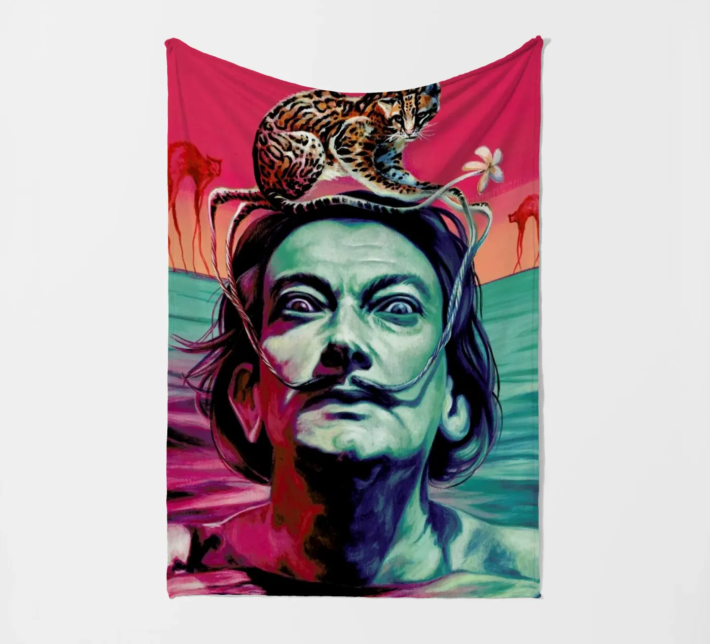 Dali Fleecedecke von Jared Yamahata