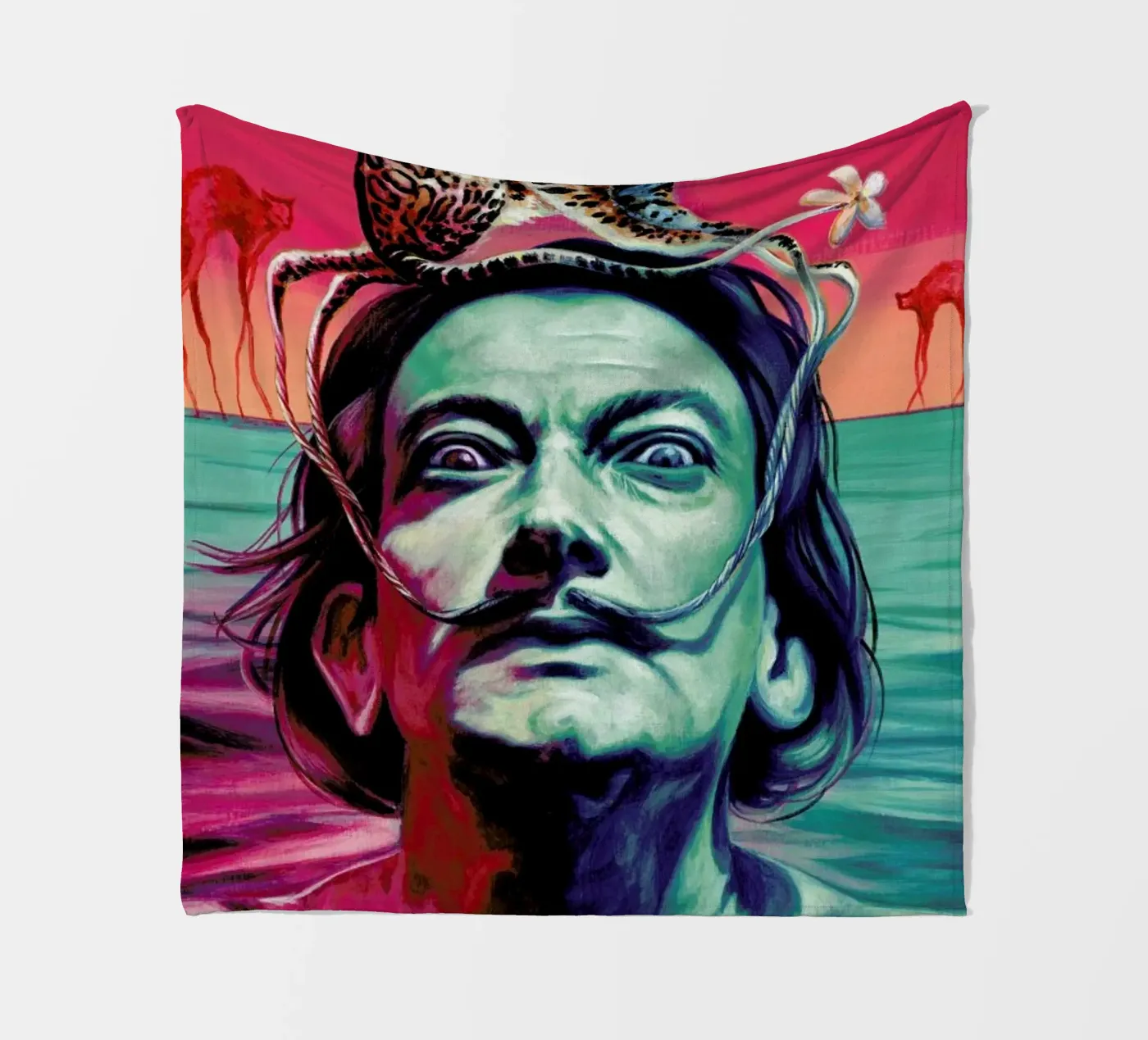 Dali Fleecedecke von Jared Yamahata